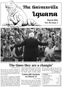 March 16 Iguana cover